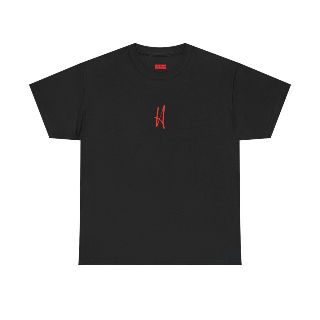 AMIRAH Red logo t-shirt